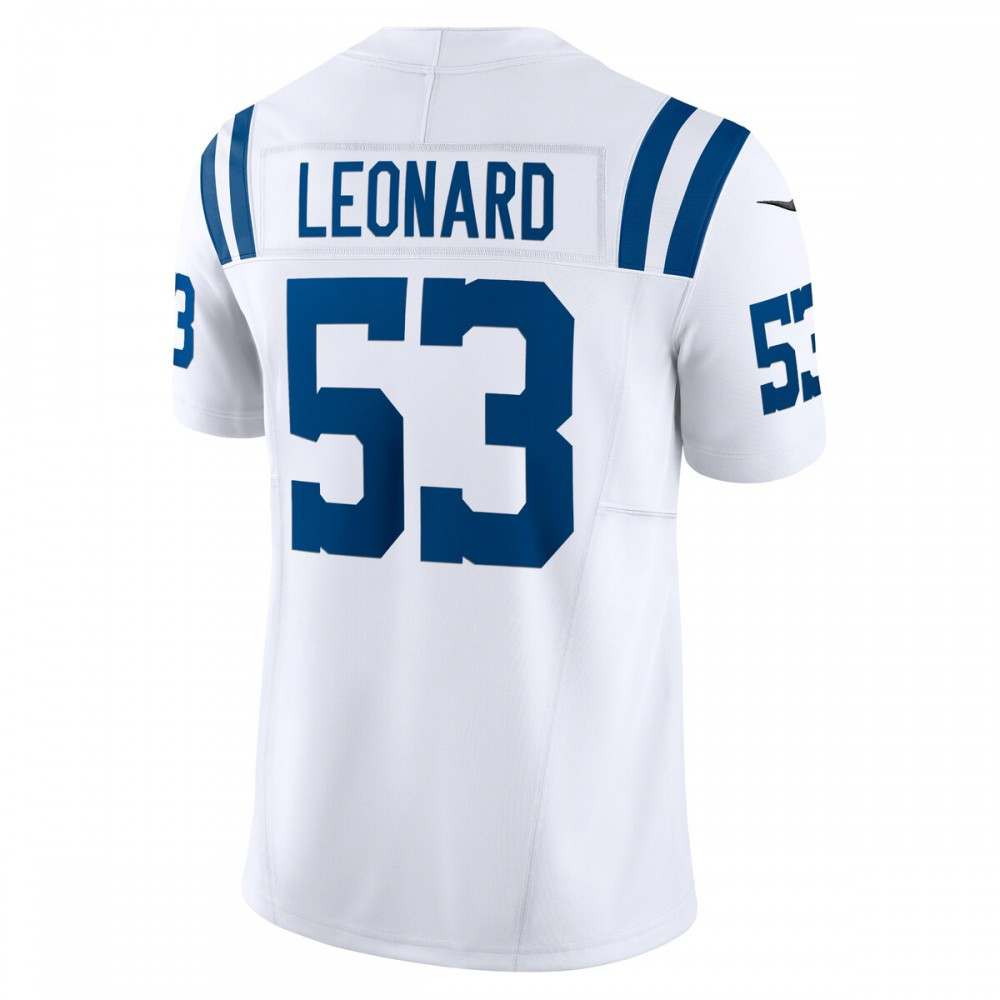 Shaquille Leonard Indianapolis Colts Nike Vapor F.U.S.E. Limited Jersey - White-GridironStore